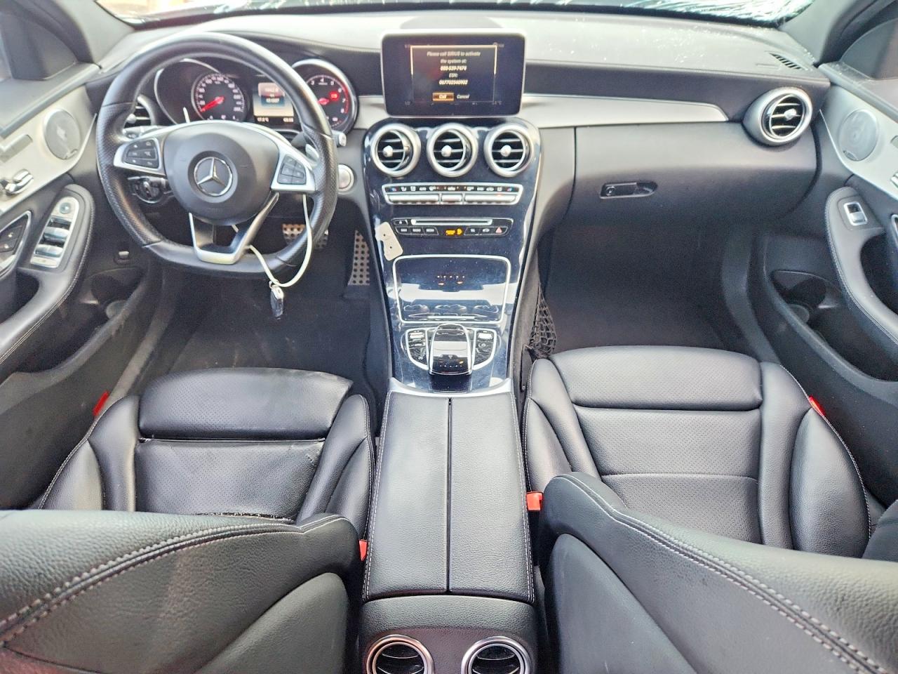 2015 Mercedes-benz C 400 4matic Black vin: 55SWF6GB3FU063296