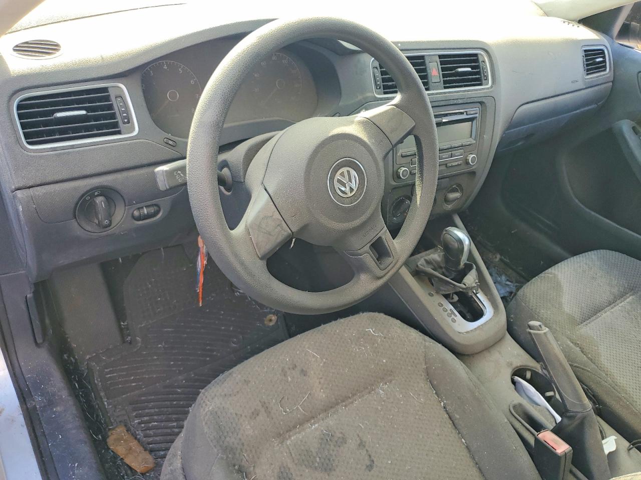2011 Volkswagen Jetta Base Silver vin: 3VW2K7AJ1BM010830