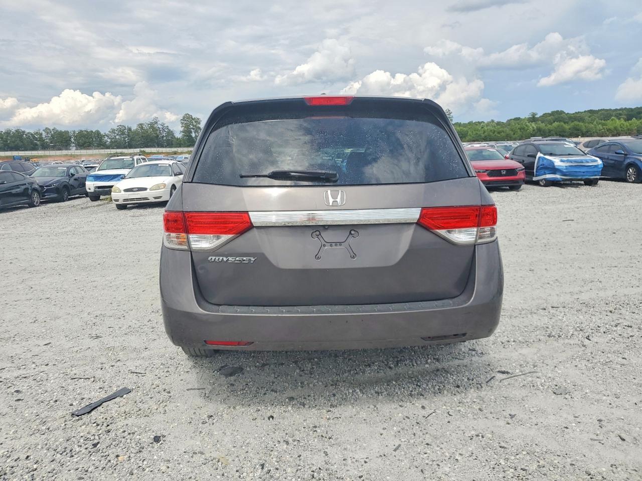 2015 Honda Odyssey Exl Gray vin: 5FNRL5H64FB064394