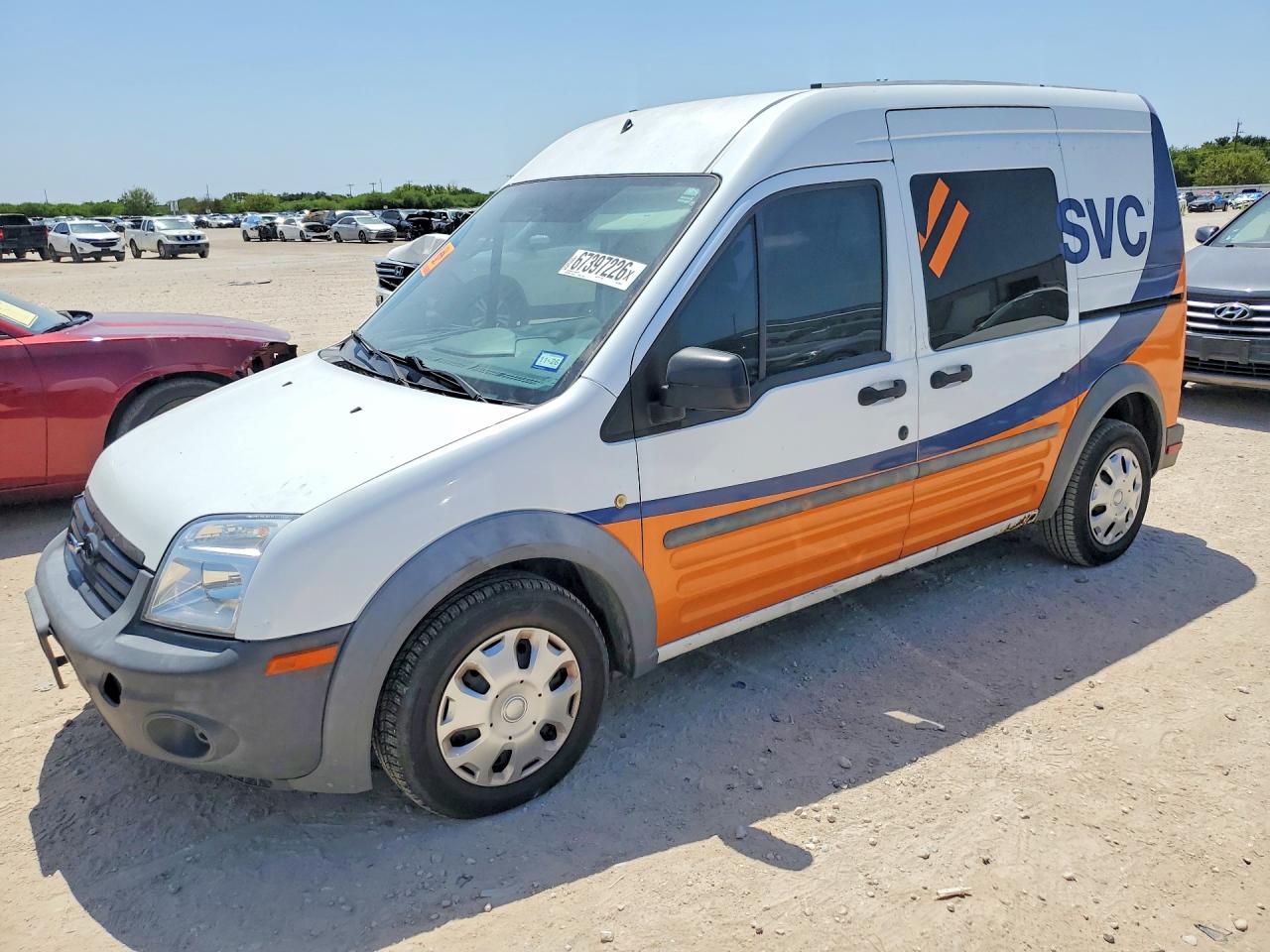2010 Ford Transit Connect Xl White vin: NM0LS6AN2AT009431