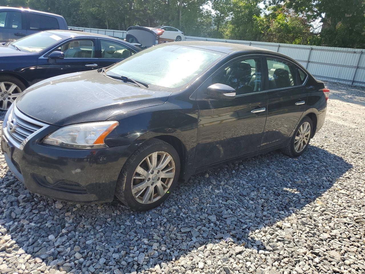 2013 Nissan Sentra S Black vin: 3N1AB7AP2DL676772
