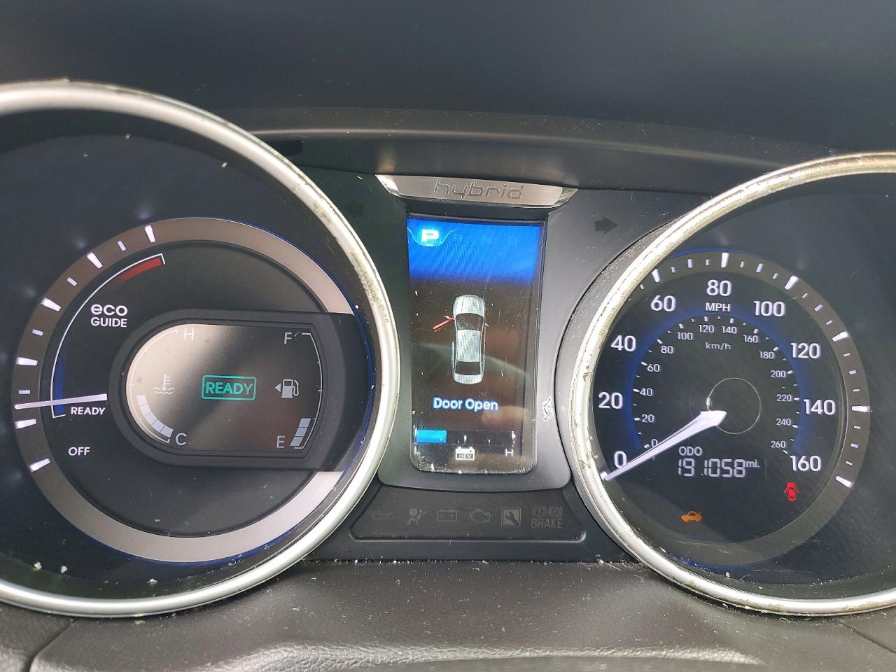 2012 Hyundai Sonata Hybrid Черный vin: KMHEC4A48CA024725