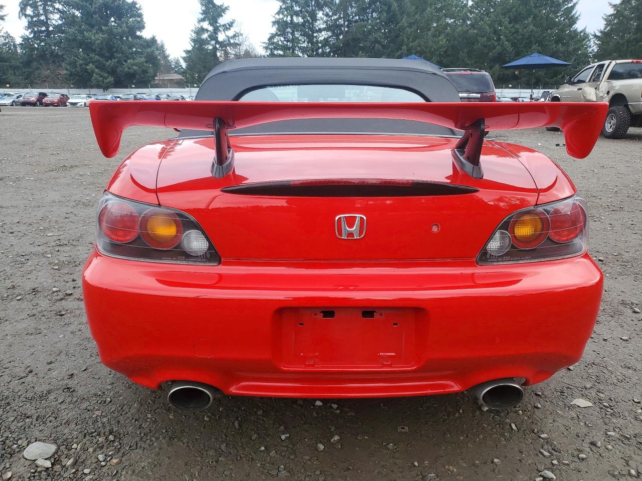 2007 Honda S2000 Red vin: JHMAP21417S003578