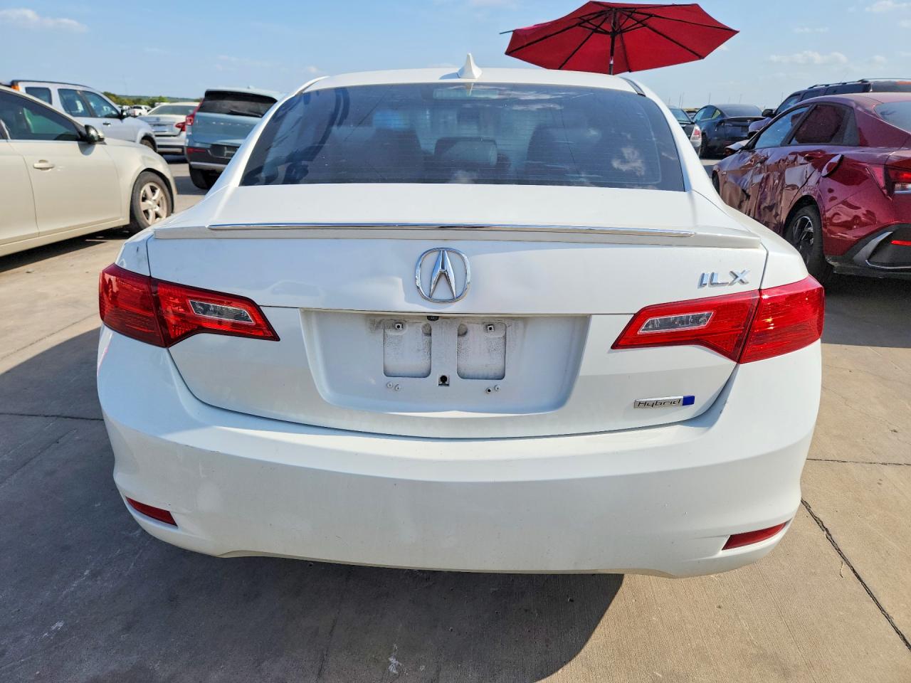 2013 Acura Ilx Hybrid Tech White vin: 19VDE3F70DE301964
