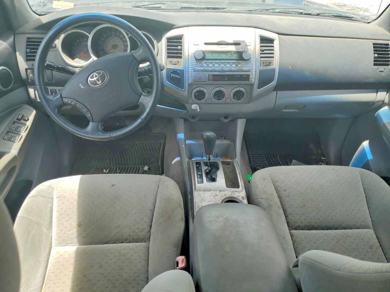 2007 Toyota Tacoma Double Cab Long Bed Black vin: 5TEMU52N97Z333710
