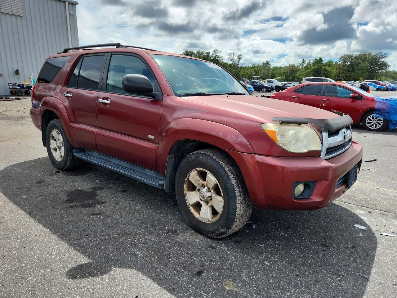 2007 Toyota 4runner Sr5 Red vin: JTEZU14R578070093