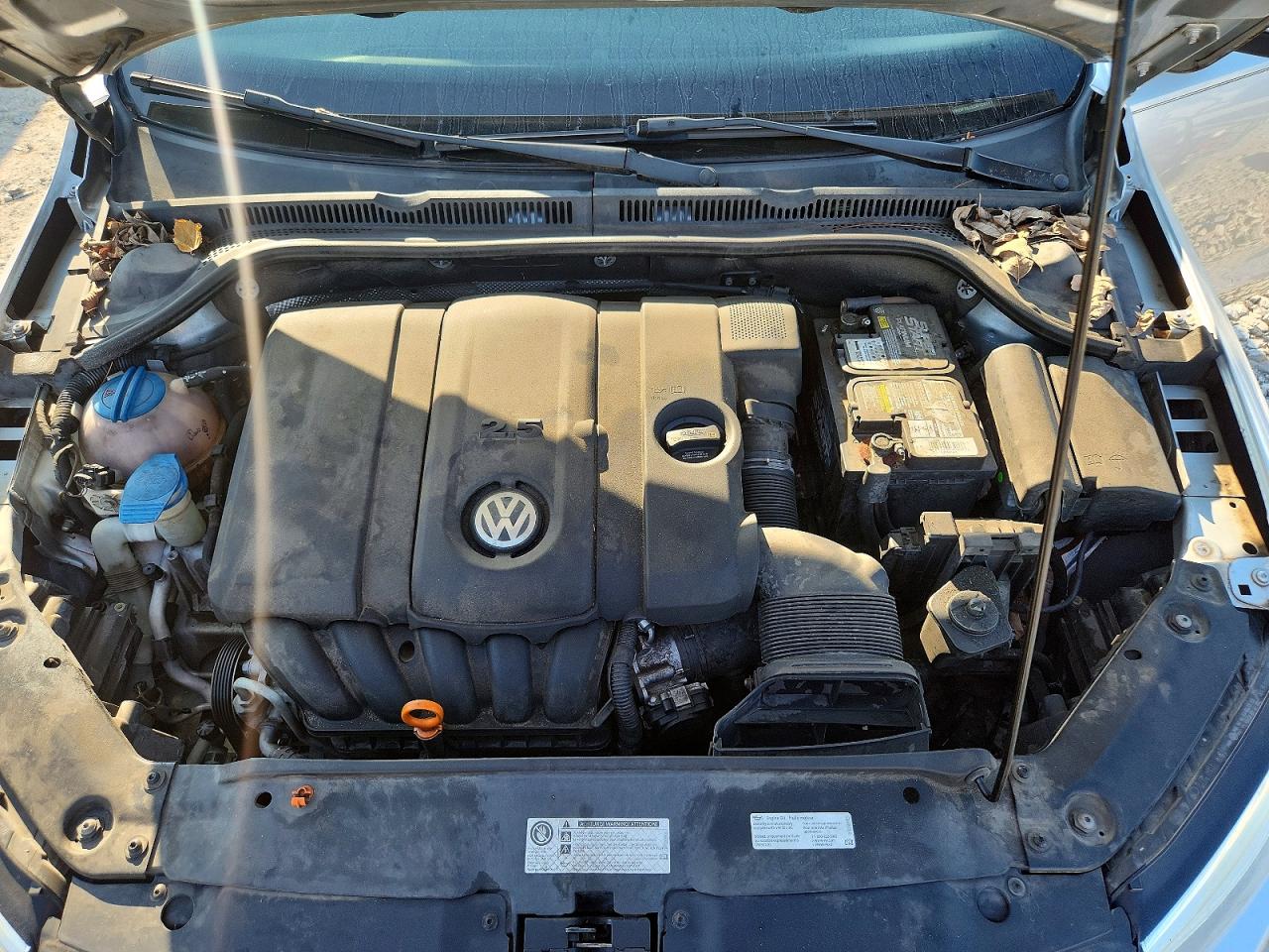 2012 Volkswagen Jetta Se Silver vin: 3VWDP7AJ3CM128857