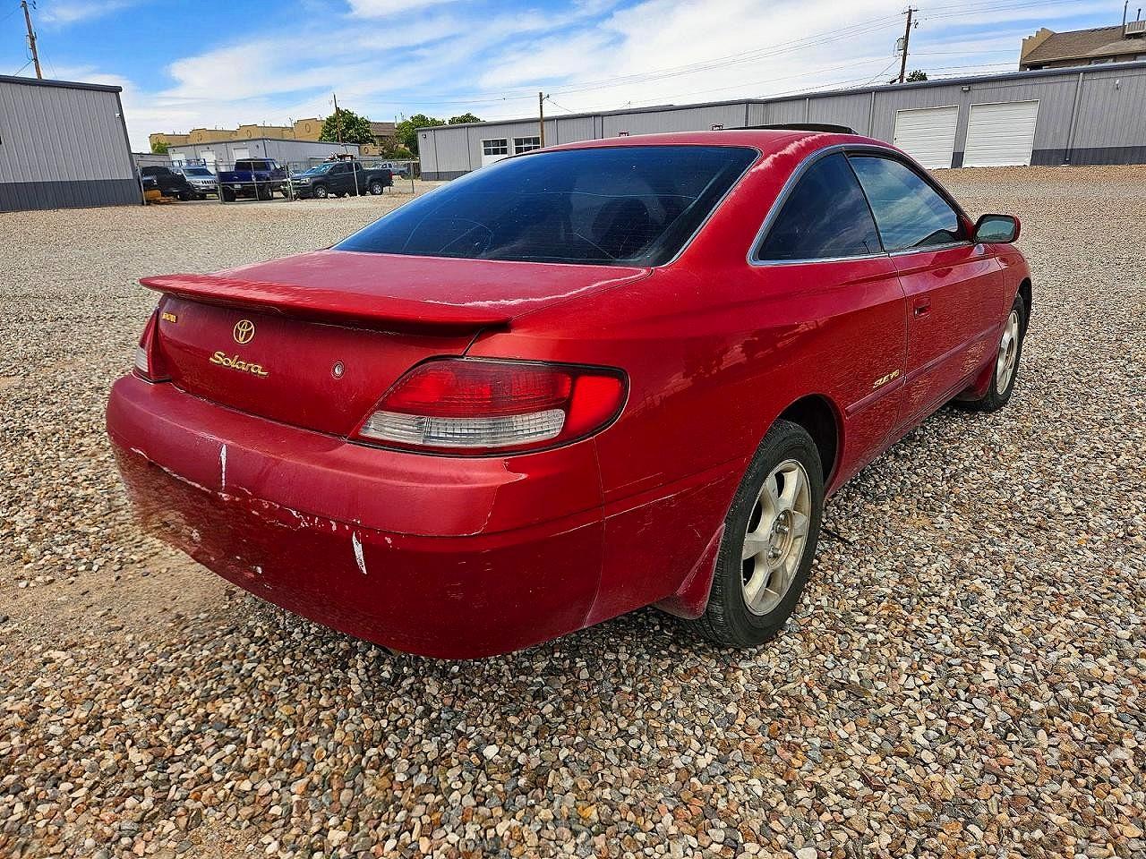 1999 Toyota Camry Solara Sle V6 Burgundy vin: 2T1CF22P5XC135377