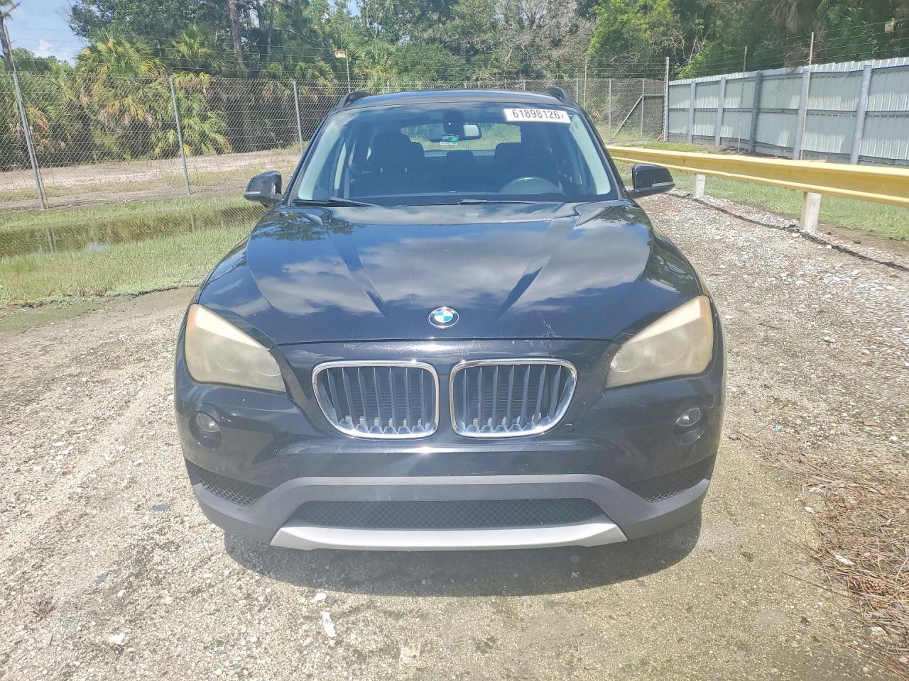 2014 Bmw X1 Sdrive28i Black vin: WBAVM1C51EVW47215