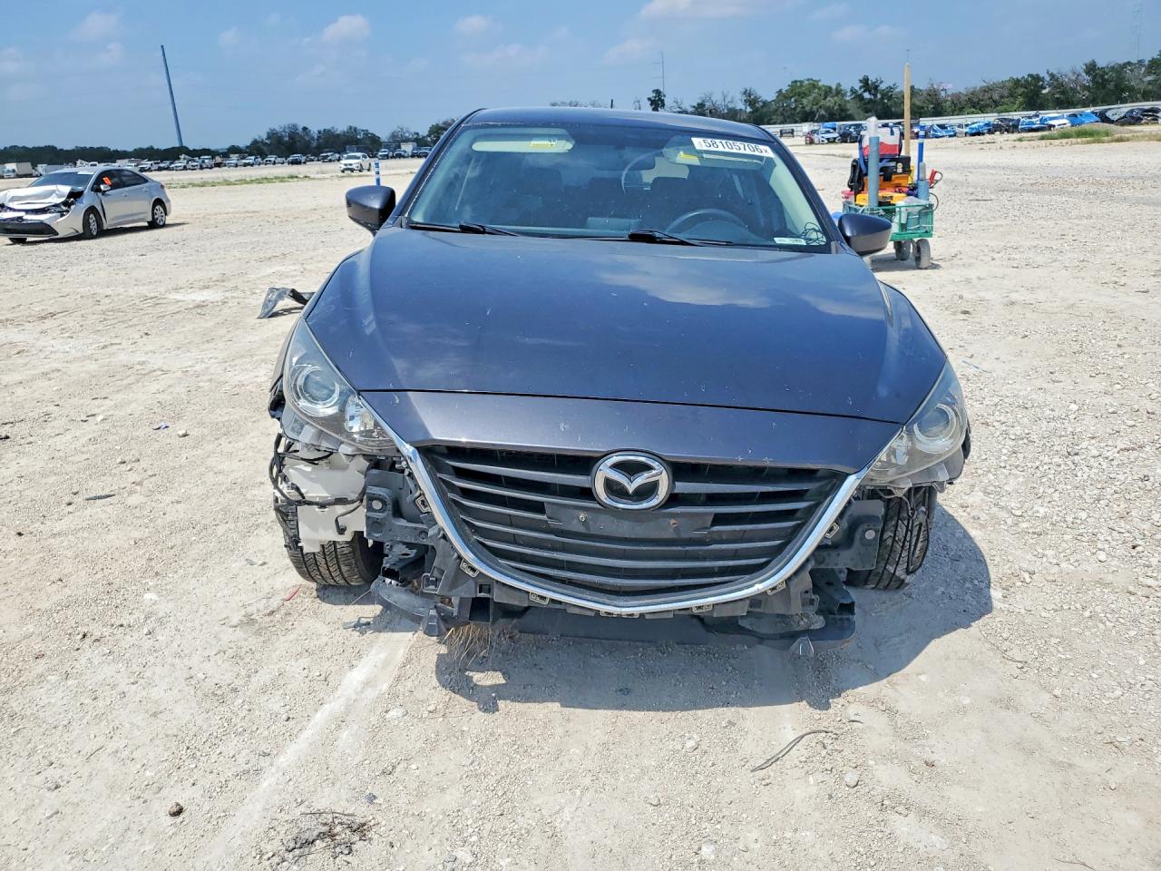 2015 Mazda 3 Sport Gray vin: 3MZBM1K76FM176597