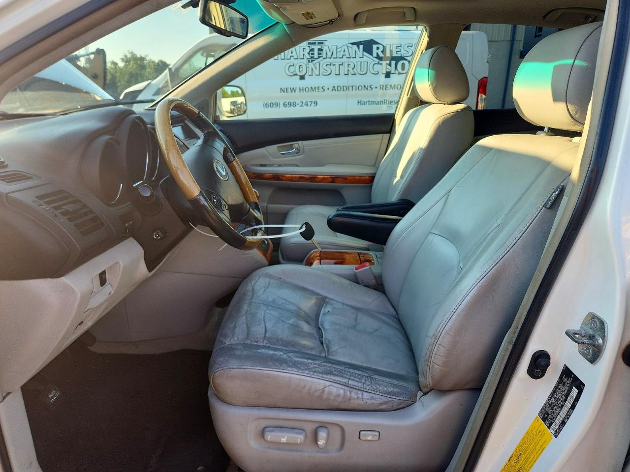 2009 Lexus Rx 350 White vin: 2T2HK31U49C132452