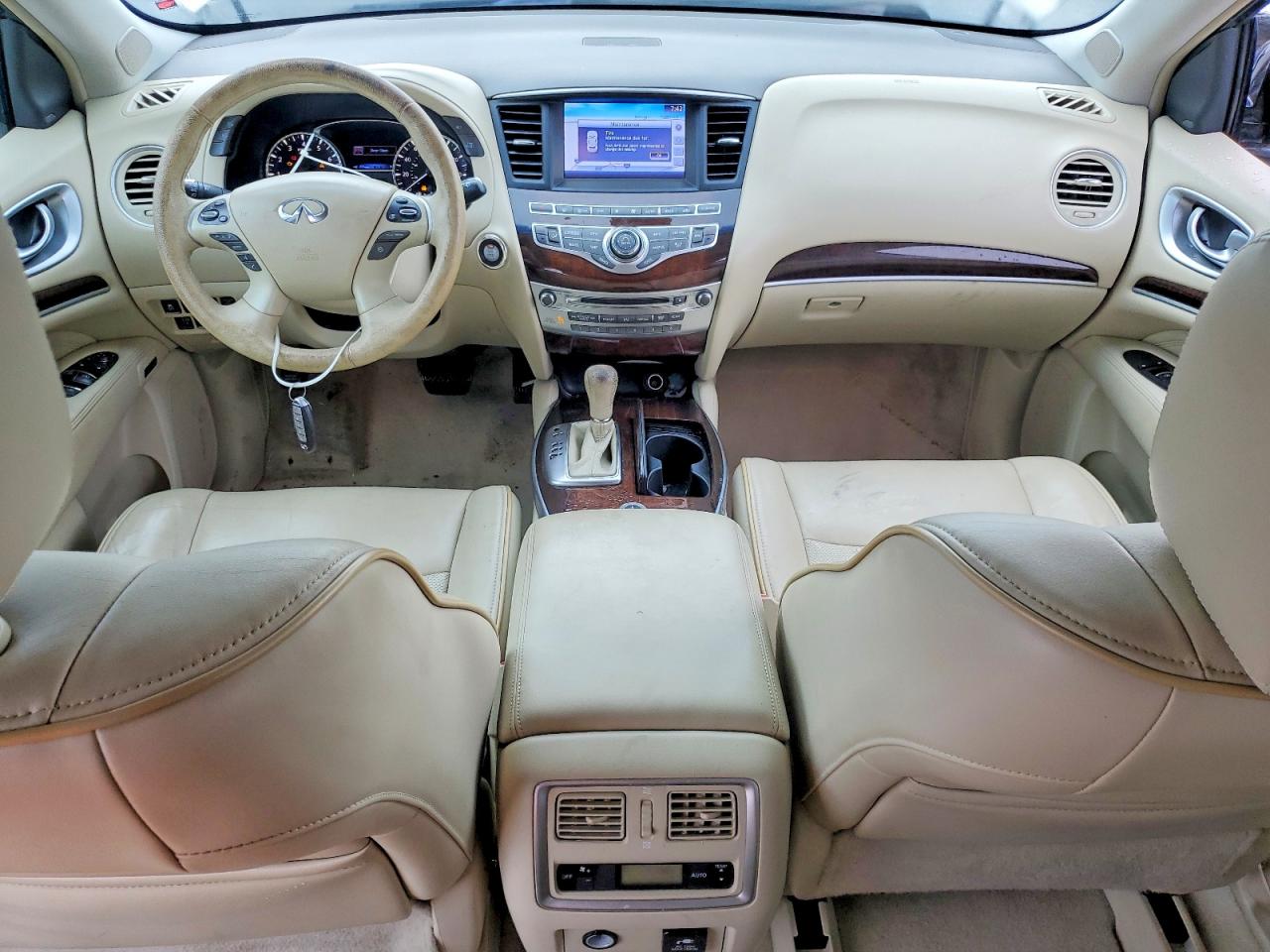 2013 Infiniti Jx35 Base White vin: 5N1AL0MMXDC352396