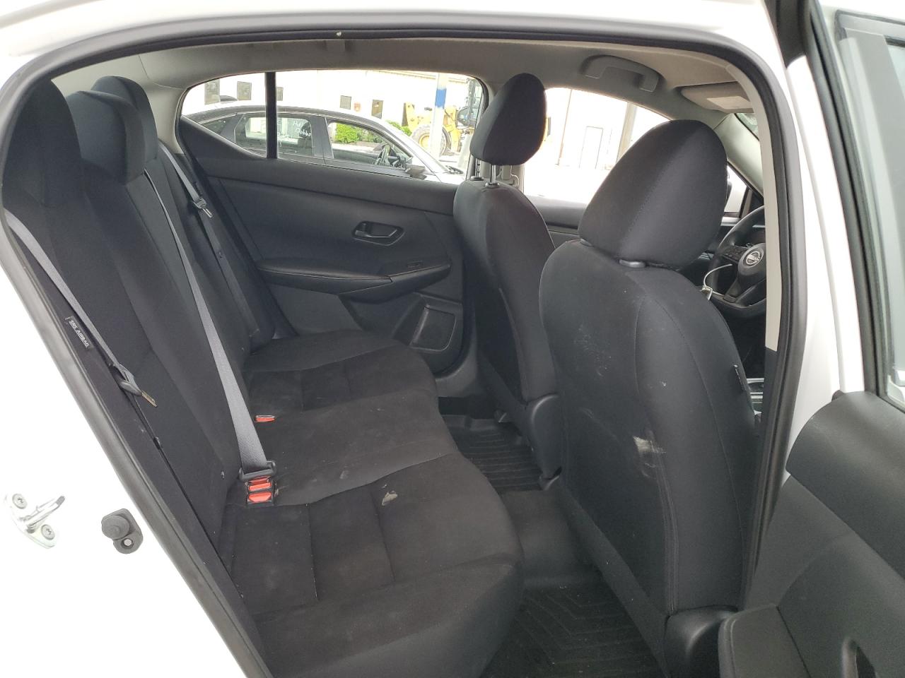 2024 Nissan Sentra S White vin: 3N1AB8BV7RY257362 Damage: Right Rear Seat Cushion, Stained, Permanent