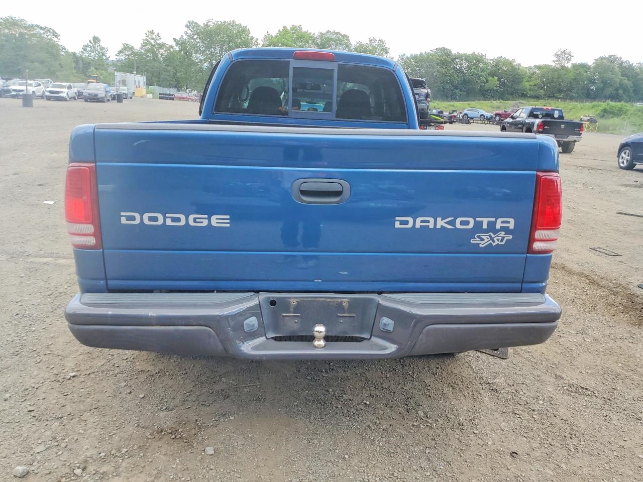 2004 Dodge Dakota Sxt Синий vin: 1D7HG12K24S584968