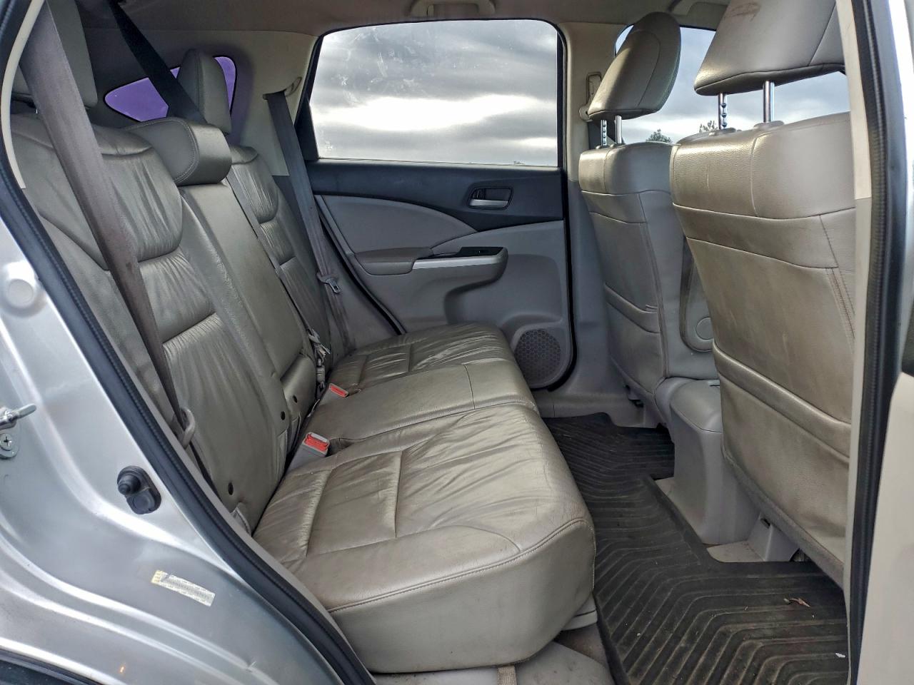 2012 Honda Cr-v Exl Silver vin: JHLRM4H74CC007673
