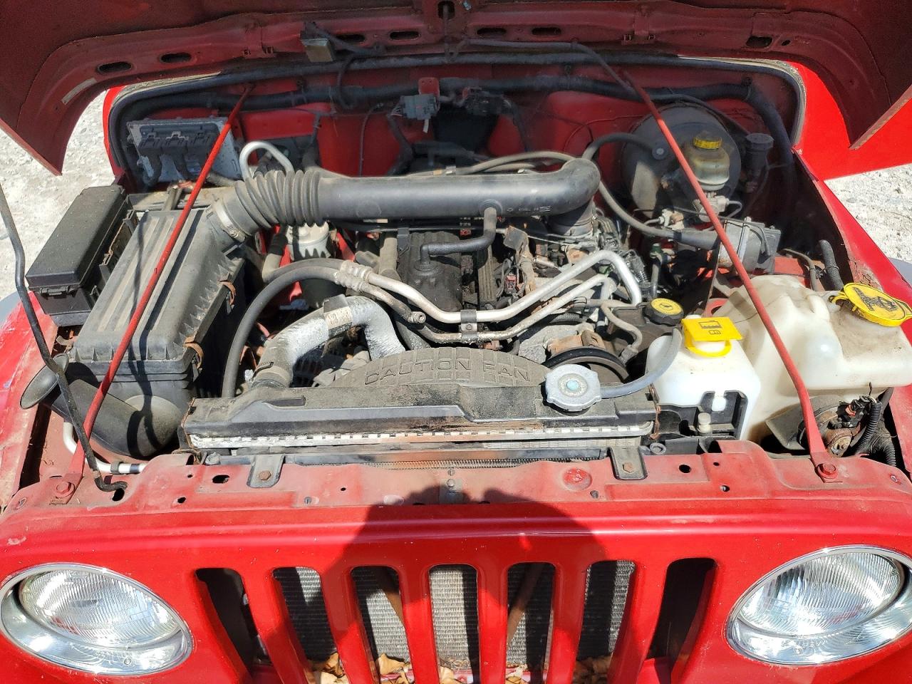 2003 Jeep Wrangler Commando Red vin: 1J4FA39S43P374601