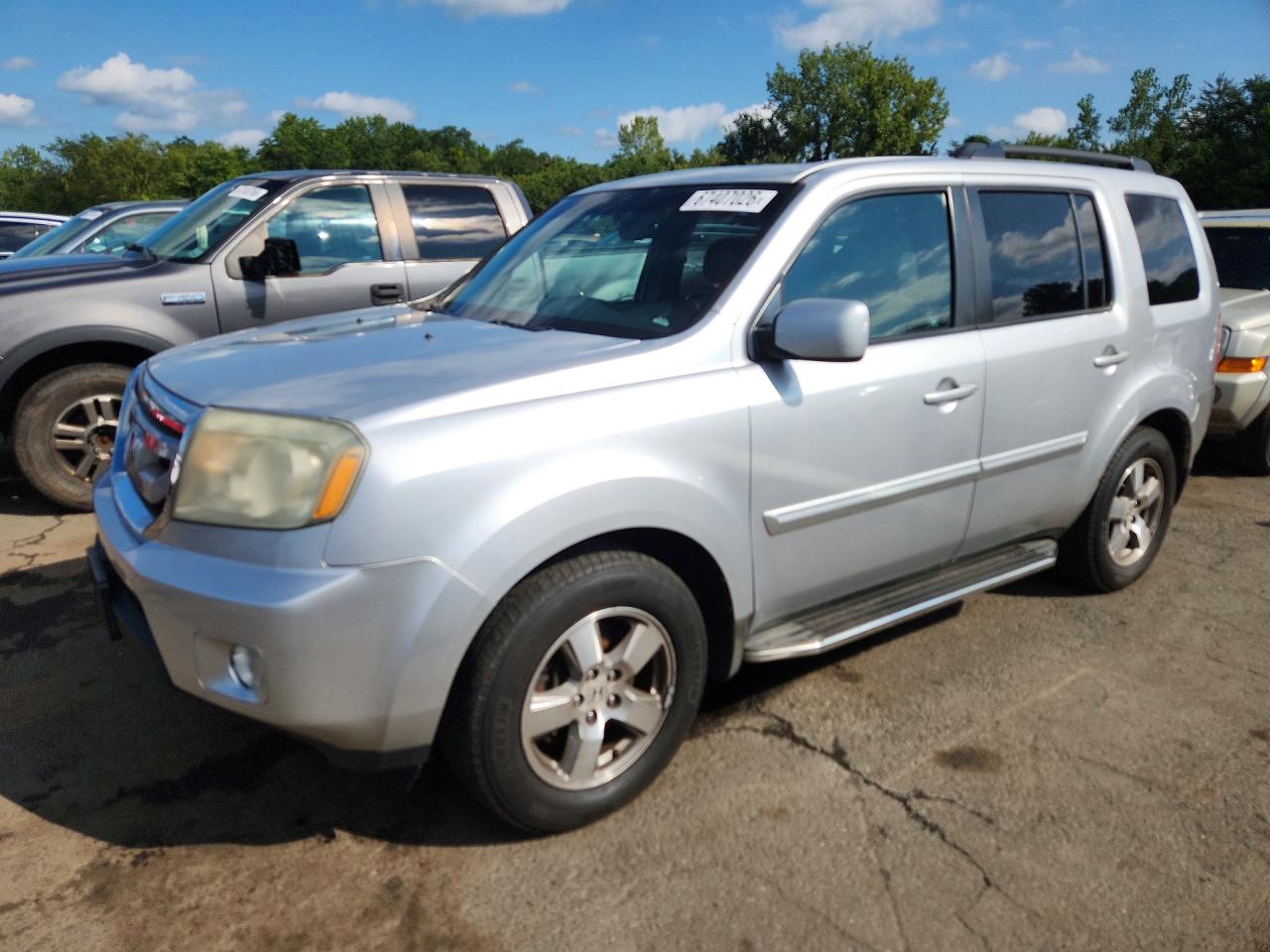 2010 Honda Pilot Exl Silver vin: 5FNYF4H68AB029024