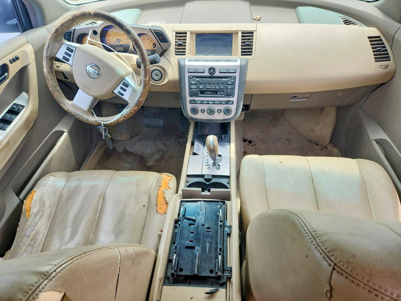 2004 Nissan Murano Sl Серебряный vin: JN8AZ08T14W205374