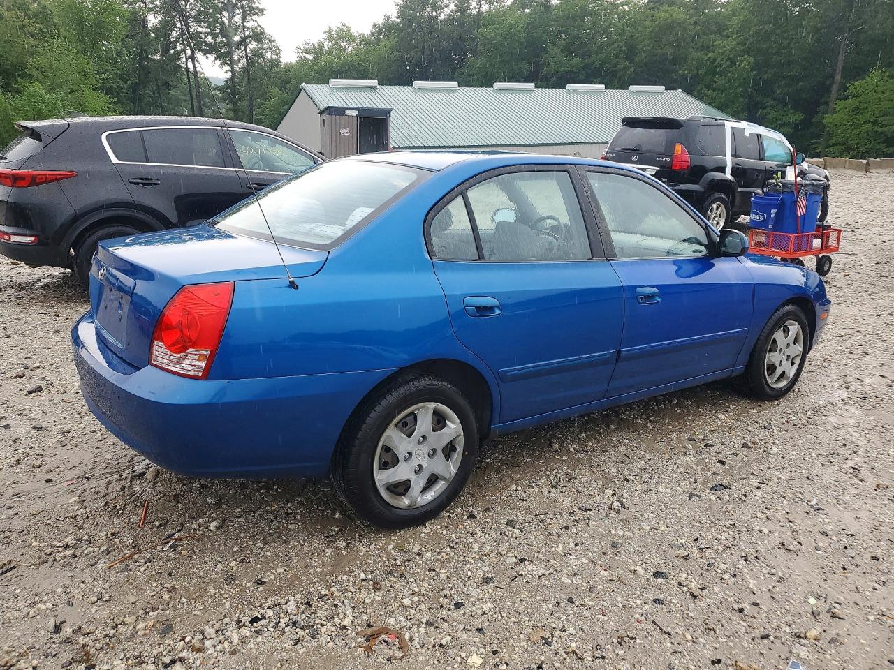 2006 Hyundai Elantra Gls Blue vin: KMHDN46D16U267066
