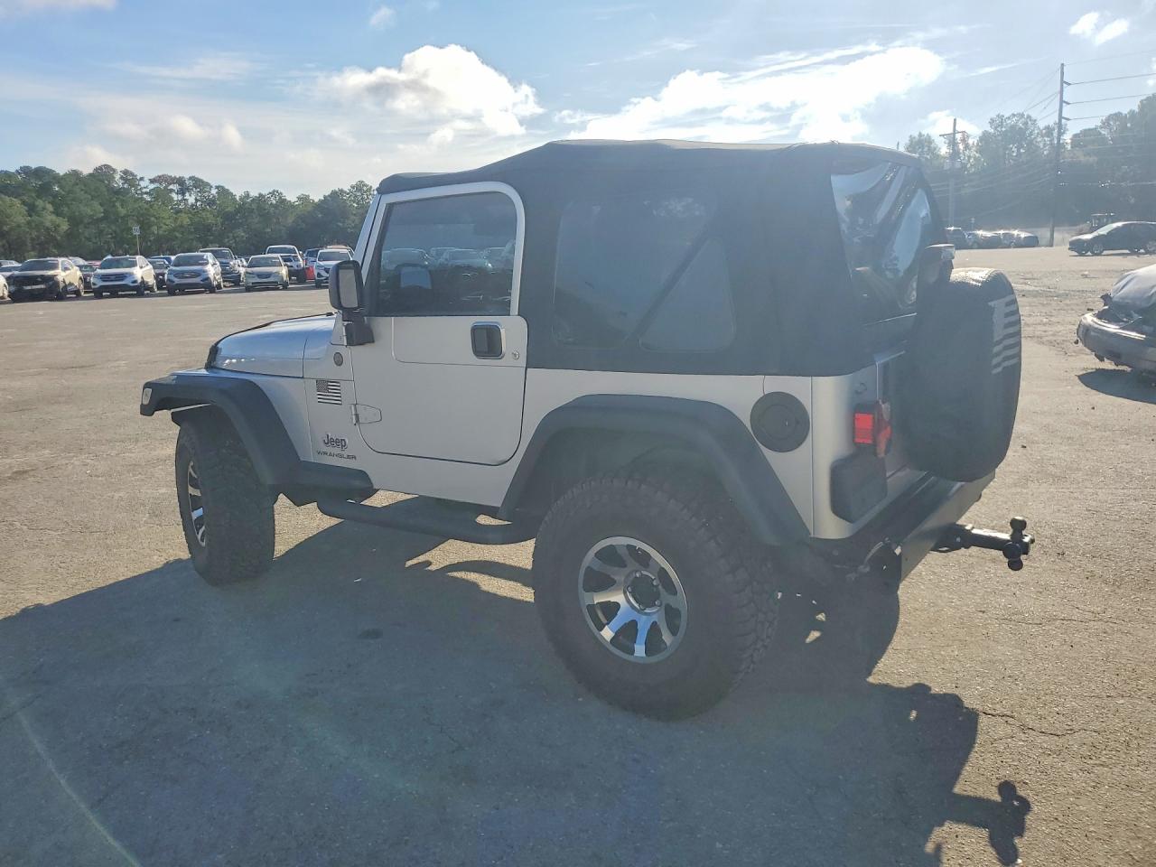 2004 Jeep Wrangler X Silver vin: 1J4FA39S24P797436