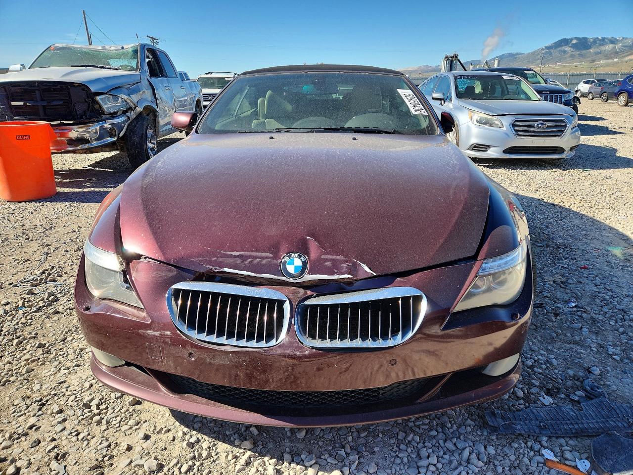 2008 Bmw 650 I Burgundy vin: WBAEB53548CX61142