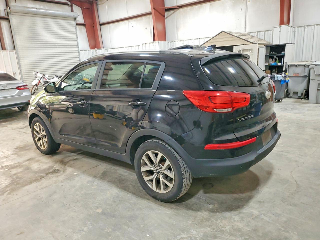 2014 Kia Sportage Lx Черный vin: KNDPBCAC2E7548373