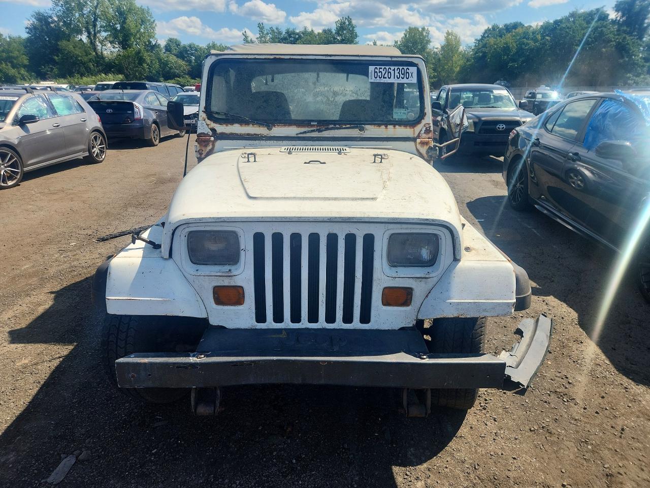 1987 Jeep Wrangler Белый vin: 2BCHV81S7HB542680