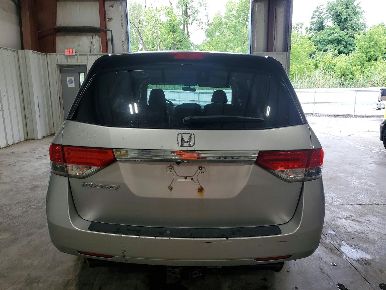 2014 Honda Odyssey Lx Silver vin: 5FNRL5H2XEB056926