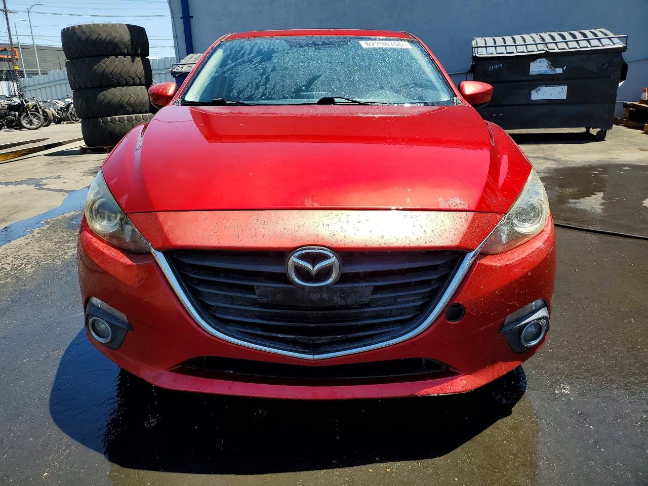 2014 Mazda 3 Grand Touring Red vin: JM1BM1M71E1210134