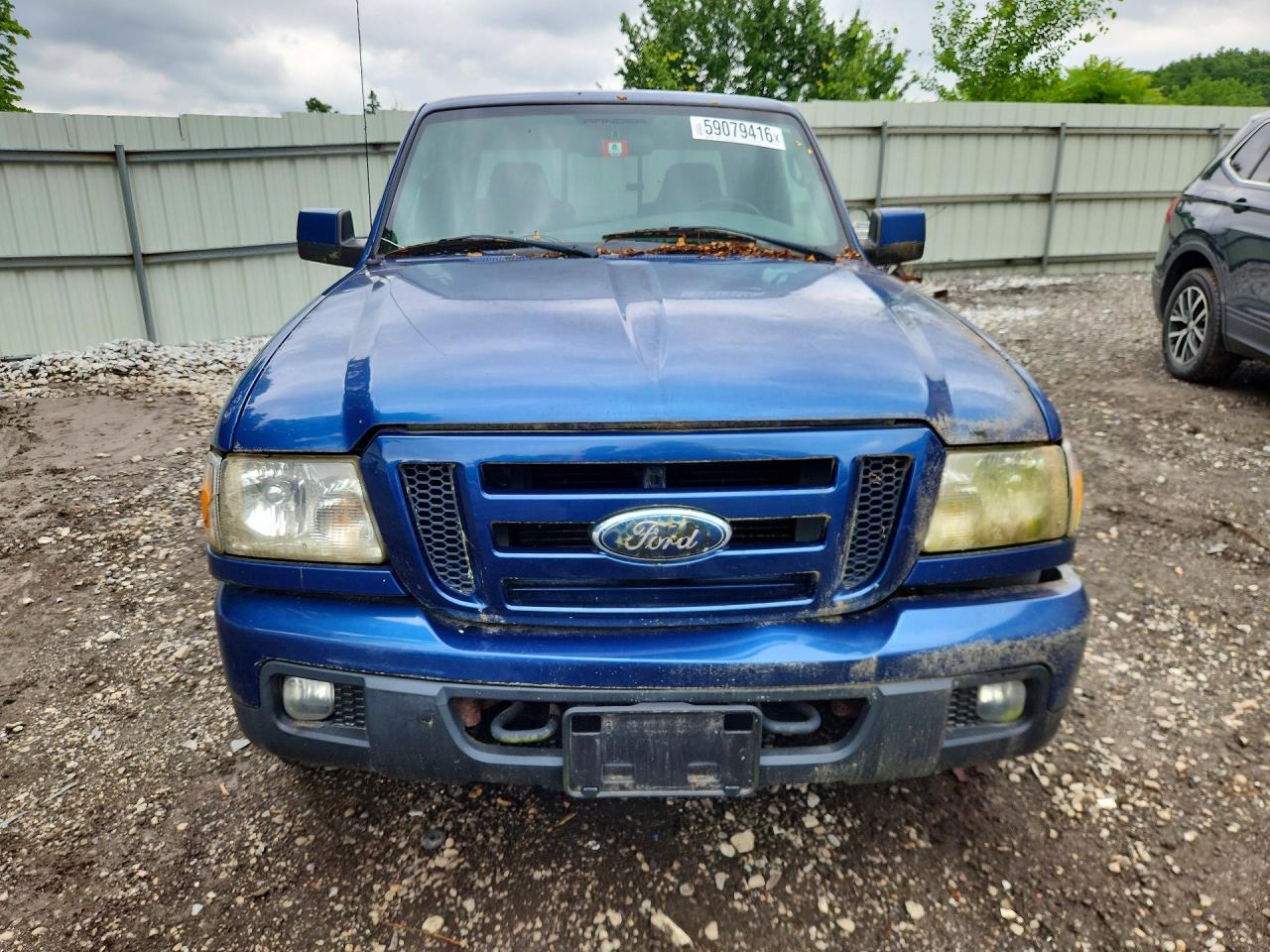 2007 Ford Ranger Super Cab Blue vin: 1FTZR15EX7PA69559