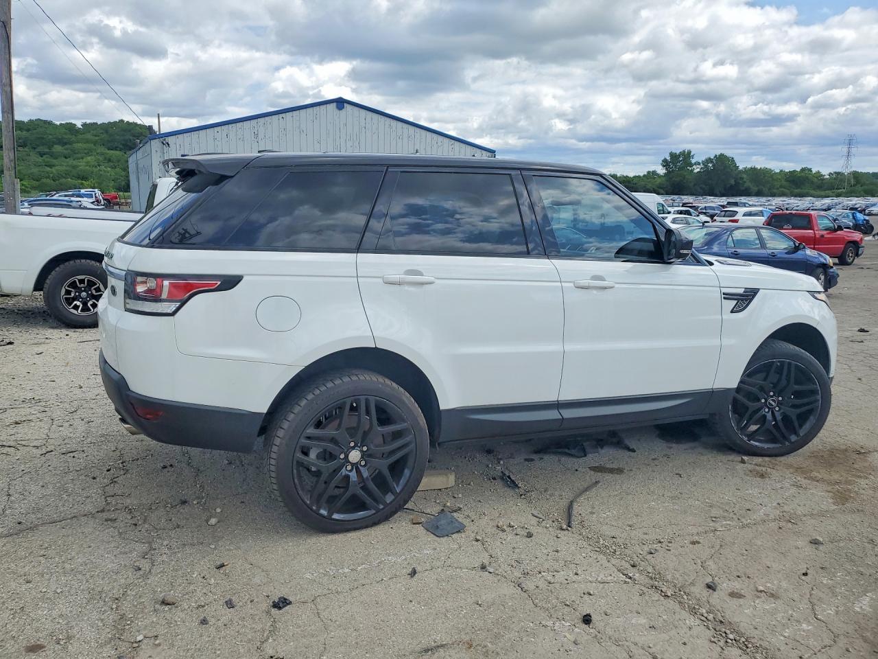 2014 Land Rover Range Rover Sport Hse White vin: SALWR2WF6EA312311