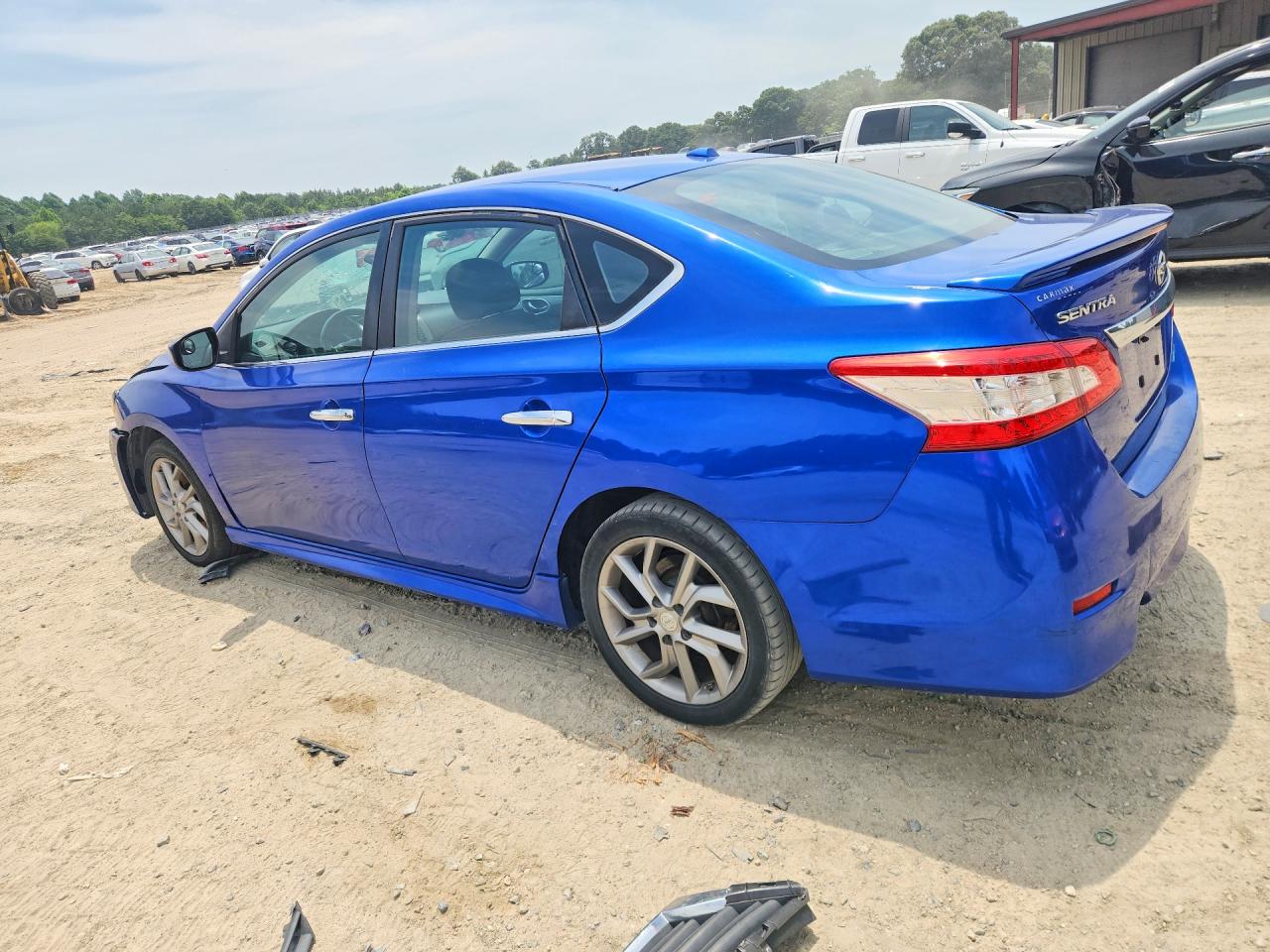 2013 Nissan Sentra S Синий vin: 3N1AB7AP7DL647462