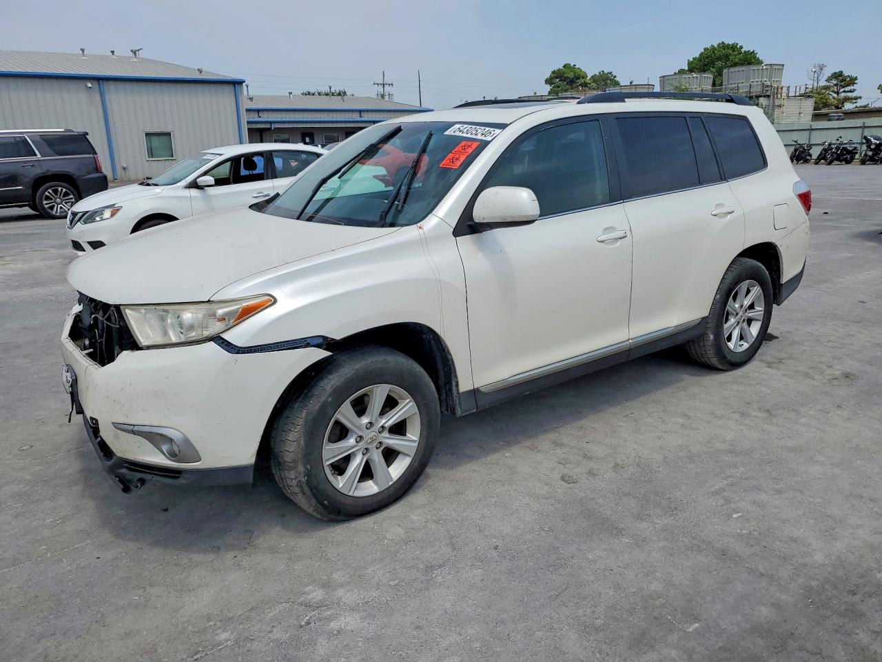 2011 Toyota Highlander Se White vin: 5TDBK3EH5BS061816