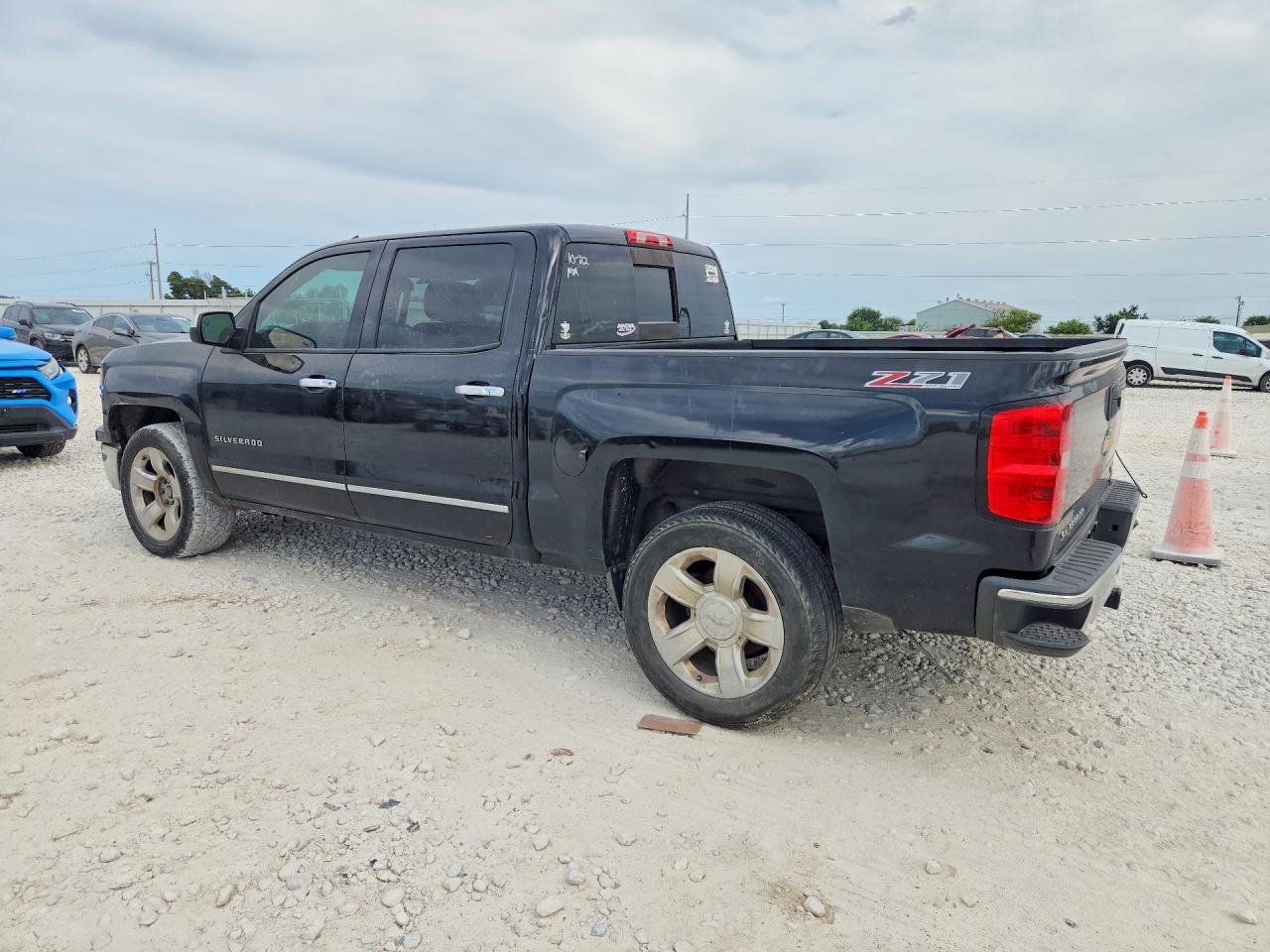 2014 Chevrolet Silverado K1500 Ltz Black vin: 3GCUKSEC2EG392279