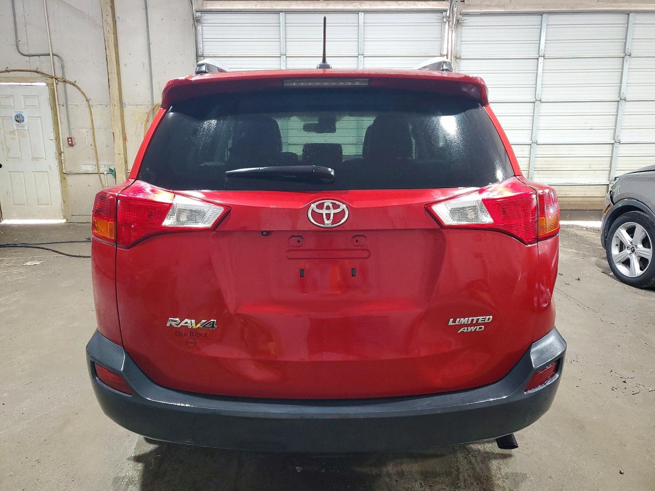 2014 Toyota Rav4 Limited Red vin: 2T3DFREV8EW162423