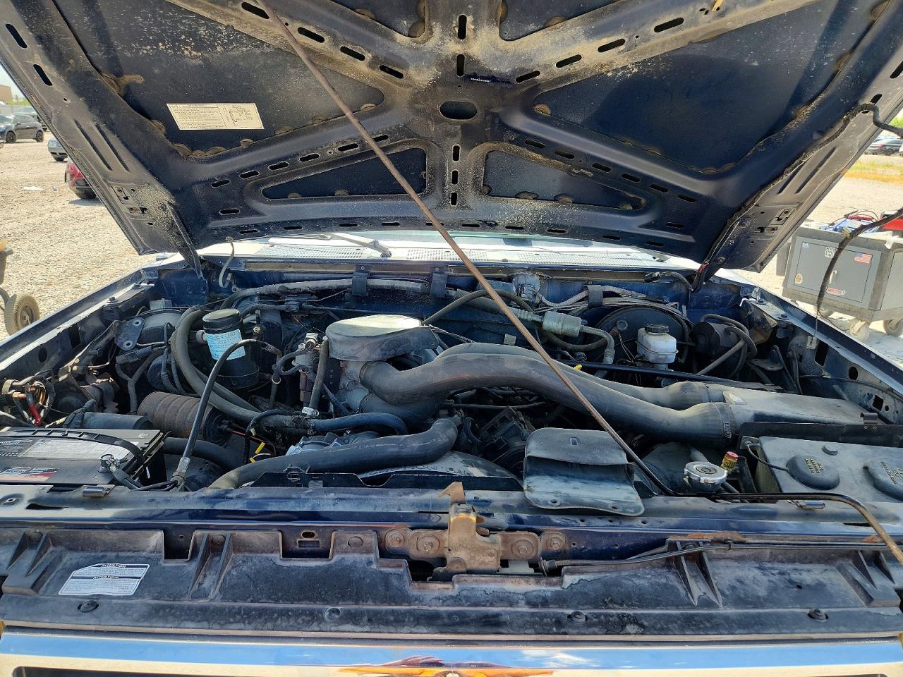 1991 Ford F250 Blue vin: 1FTEF26N2MPB24254
