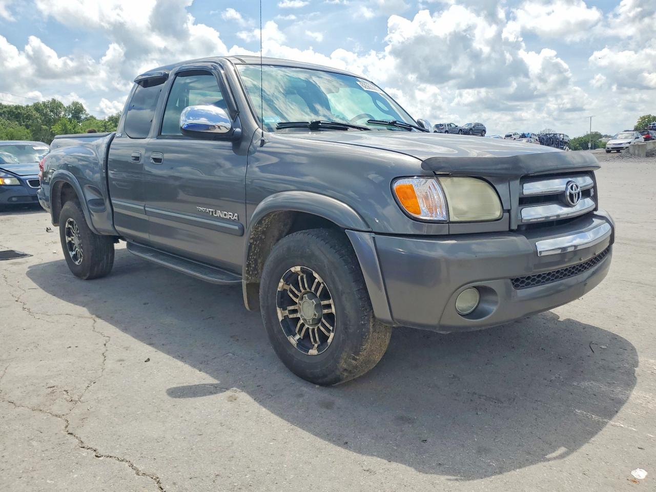 2004 Toyota Tundra Sr5 Gray vin: 5TBBT44114S448611
