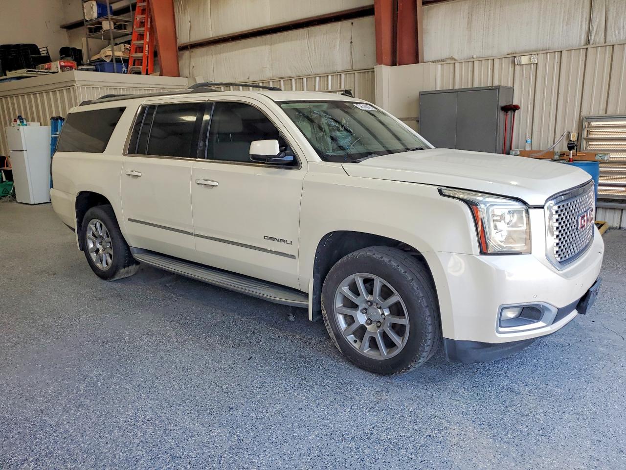2015 Gmc Yukon Xl Denali White vin: 1GKS2JKJ1FR142994