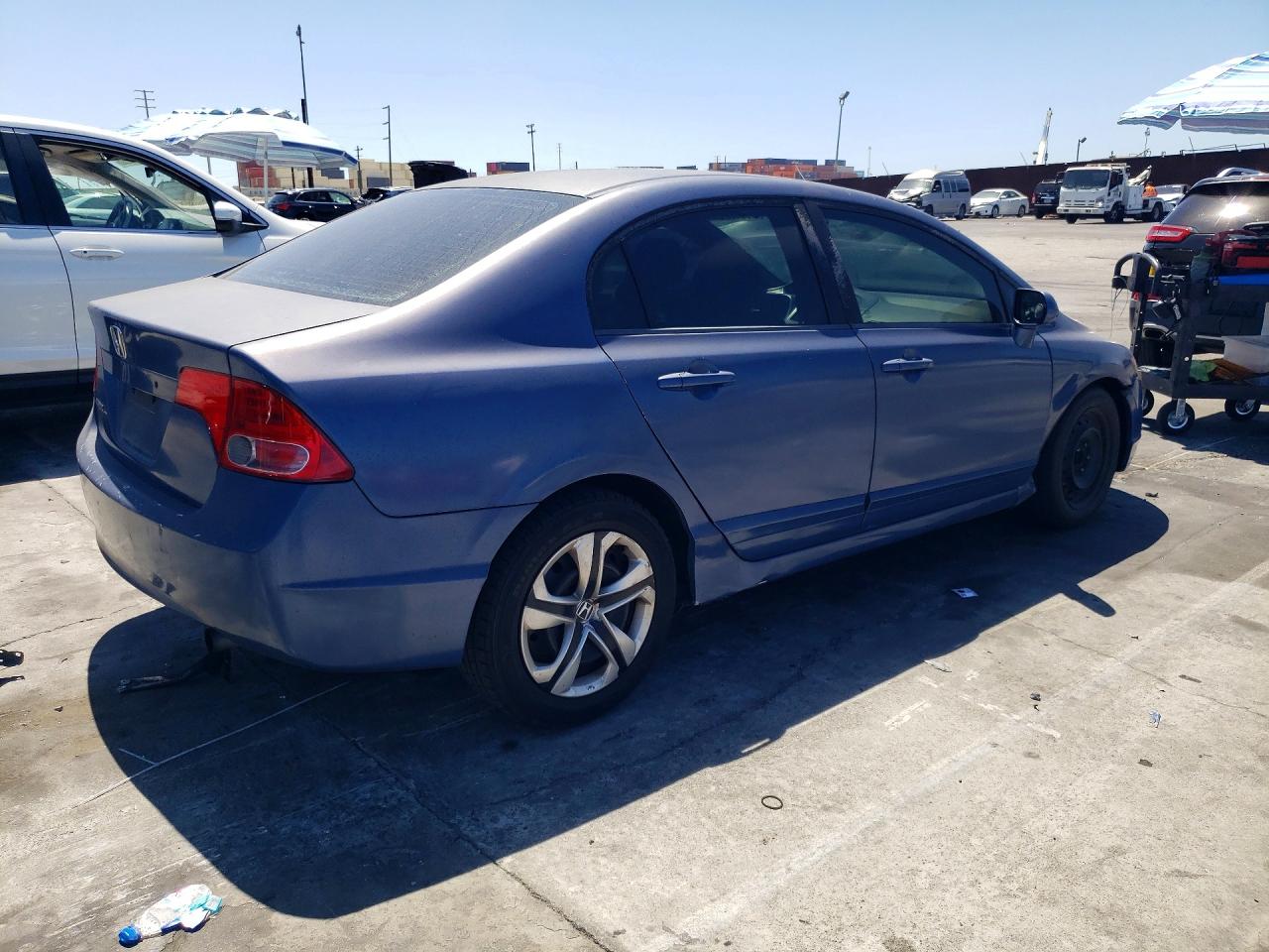 2008 Honda Civic Lx Синий vin: 2HGFA16568H526867