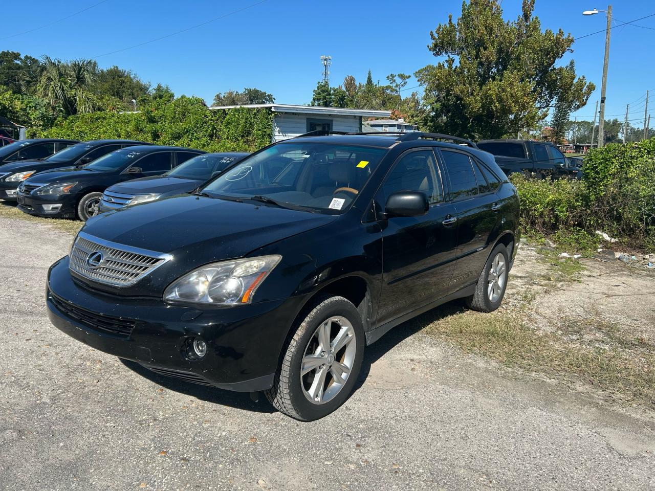 2008 Lexus Rx 400h Black vin: JTJGW31UX82009205