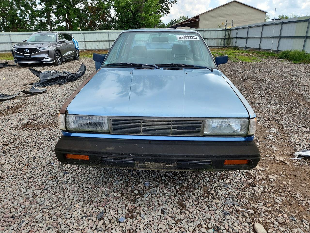 1988 Nissan Sentra E Blue vin: JN1PB21S7JU547980