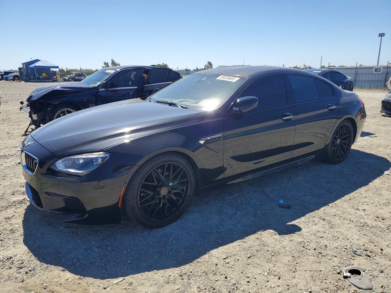 2014 Bmw M6 Gran Coupe Black vin: WBS6C9C58EDV73914