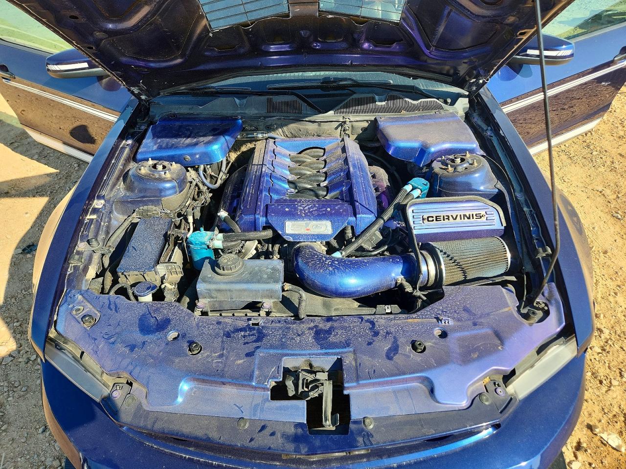 2012 Ford Mustang Gt Синий vin: 1ZVBP8CF7C5281687