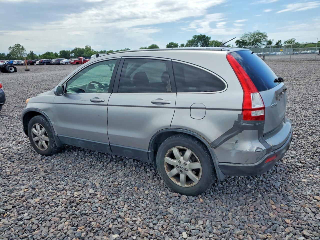 2007 Honda Cr-v Exl Silver vin: JHLRE48787C001054