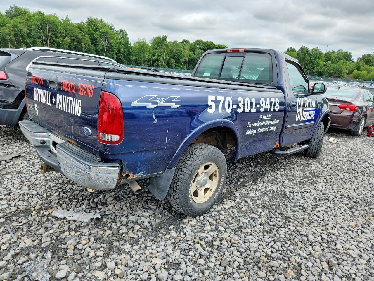 2002 Ford F150 Синий vin: 1FTRF18WX2NA23425