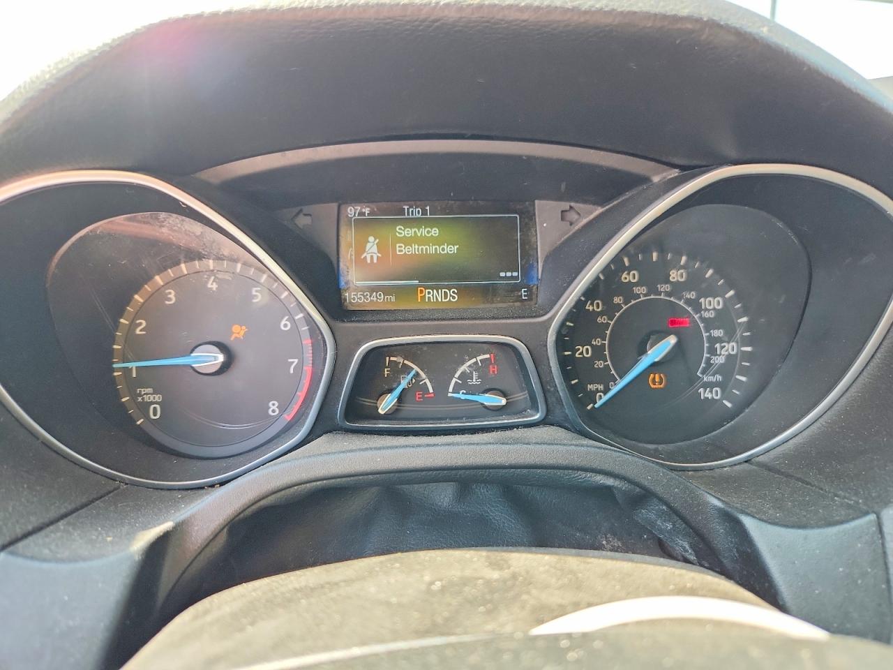 2015 Ford Focus Se Gray vin: 1FADP3F27FL210342