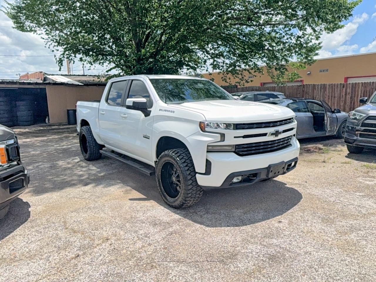 2020 Chevrolet Silverado C1500 Rst White vin: 3GCPWDED0LG425539