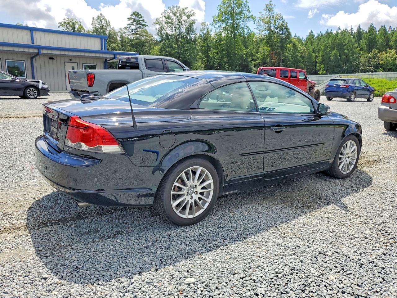 2009 Volvo C70 T5 Black vin: YV1MC67259J075913