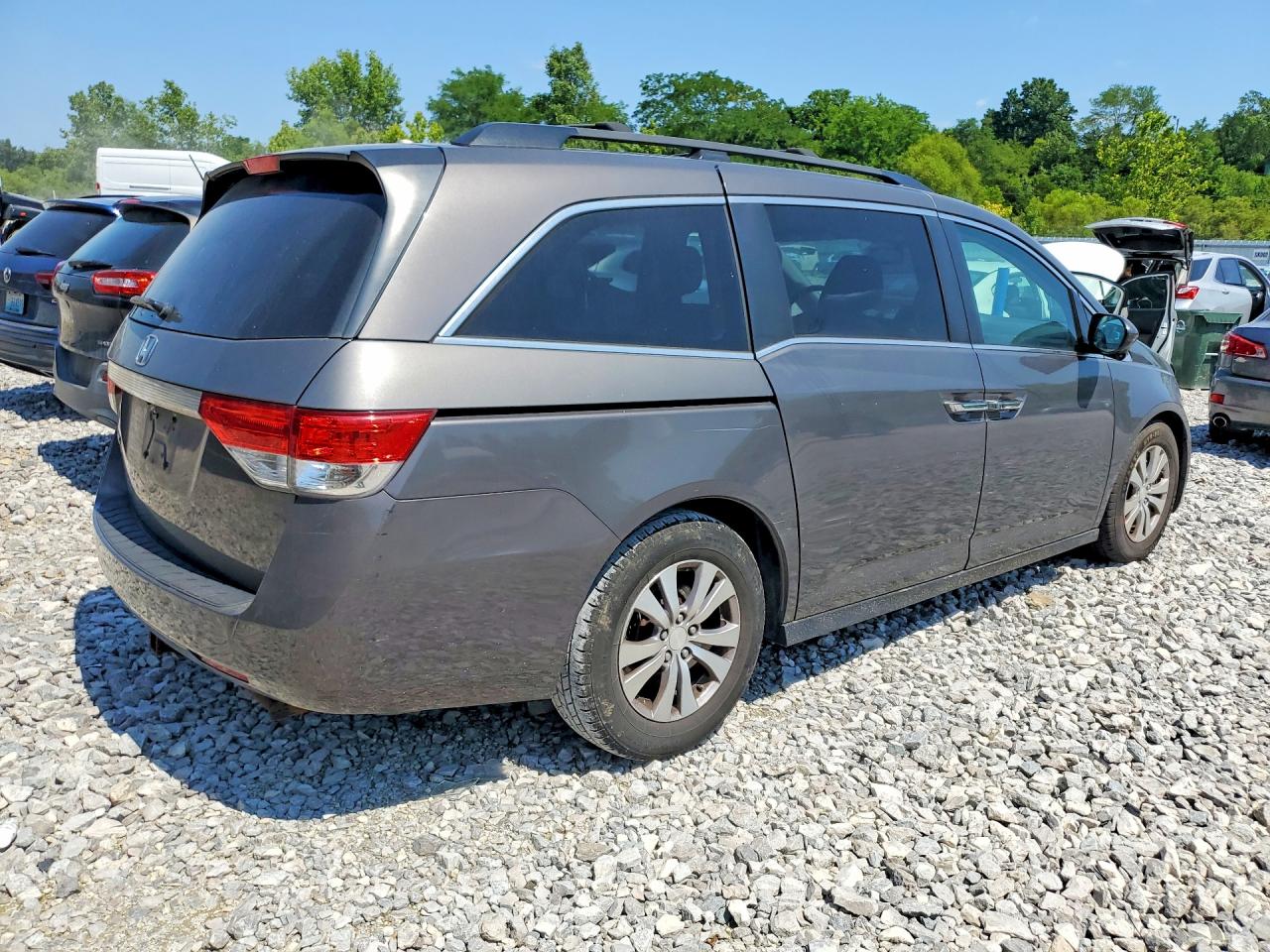2014 Honda Odyssey Exl Gray vin: 5FNRL5H64EB088645