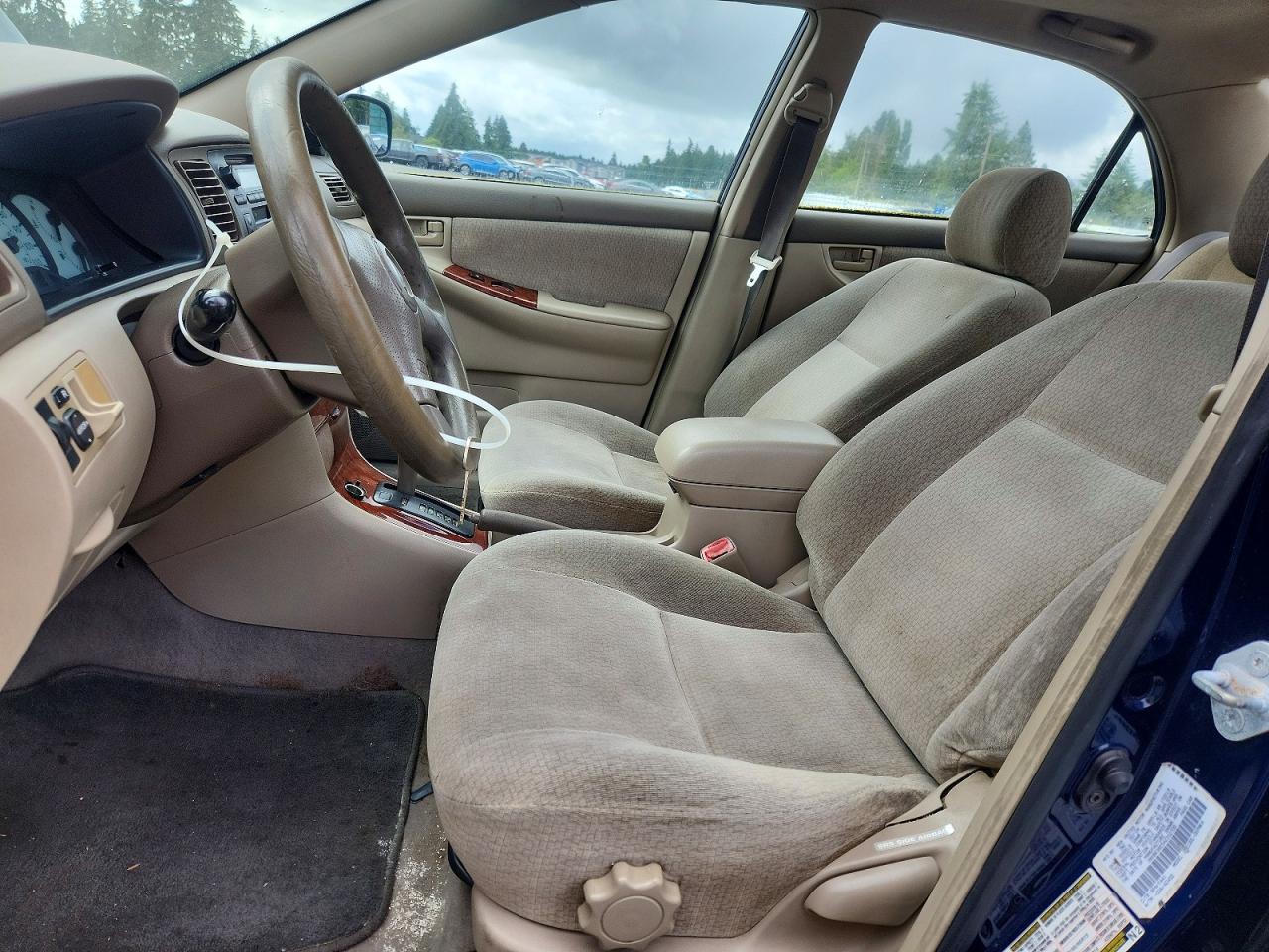 2004 Toyota Corolla Le Blue vin: 1NXBR38E54Z312700